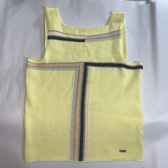 CHANEL size 40 cashmere tank top CRUISE 2001 - Picture 7 of 11